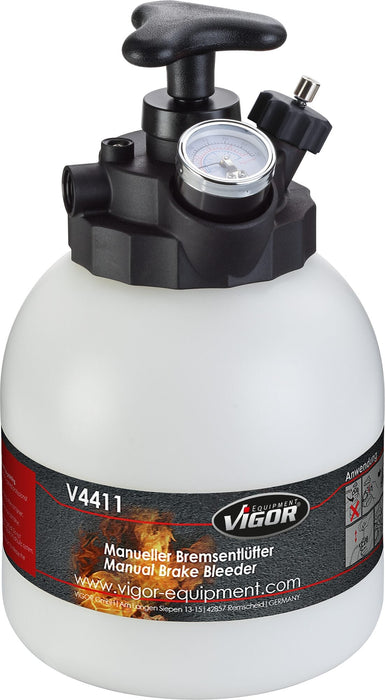 Vigor 5 Piece Brake Bleeder Set 3 l  Manual V4411
