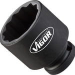 Vigor Impact Wrench Socket (12-point) Short V4477 32mm