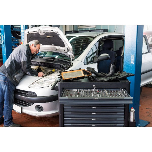 Vigor Tool Trolley Series XL Plastic Worktop - Empty V4481