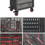 Vigor 344 Piece Tool Trolley Series L with Assortment V4560