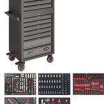 Vigor 344 Piece Tool Trolley Series L with Assortment & Tool Chest V4561