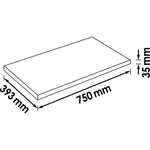 Vigor 2-Component Soft Foam Insert Without Cut-Out V4633
