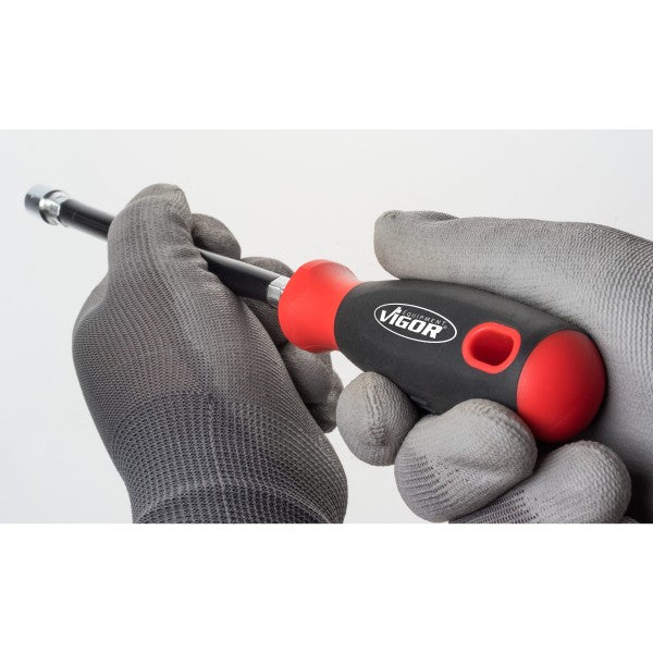 Vigor Flexible Screwdriver V4665 Outside Hexagon Profile 7mm