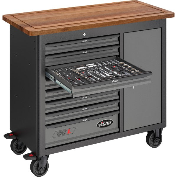 Vigor Mobile Work Bench Series L Empty V4813
