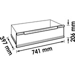 Vigor Drawer High 741 x 397 x 206mm for Series XL Special V4814-1