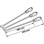 Vigor 3 Pce Clip Loosening Set V4885 490mm
