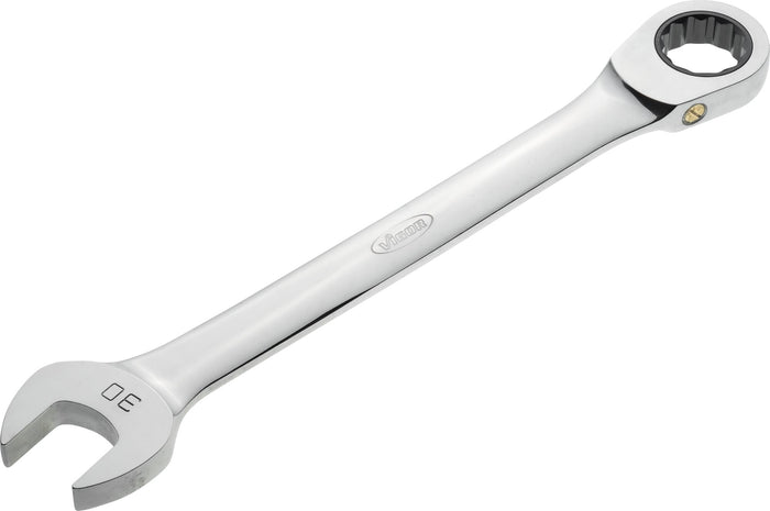 Vigor 12-Point Ratcheting Combination Wrench Long V4965 30mm