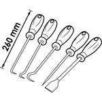 Vigor 5 Piece Hook & Scraper Set V5045 260mm