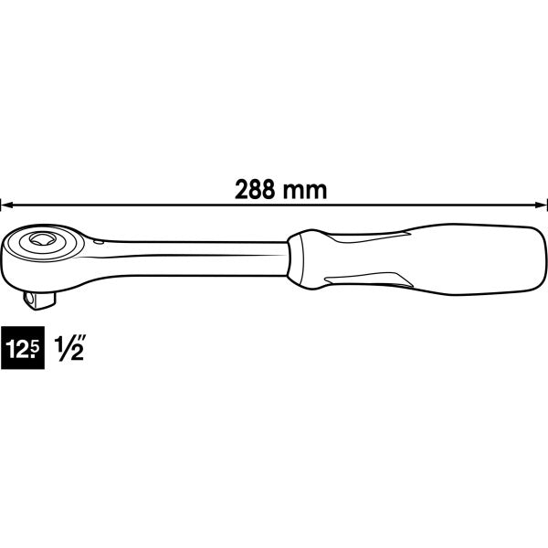 Vigor 360° Rotary Handle 1/2