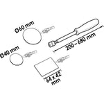 Vigor 4 Pce Telescopic Inspection Mirror Set V5480