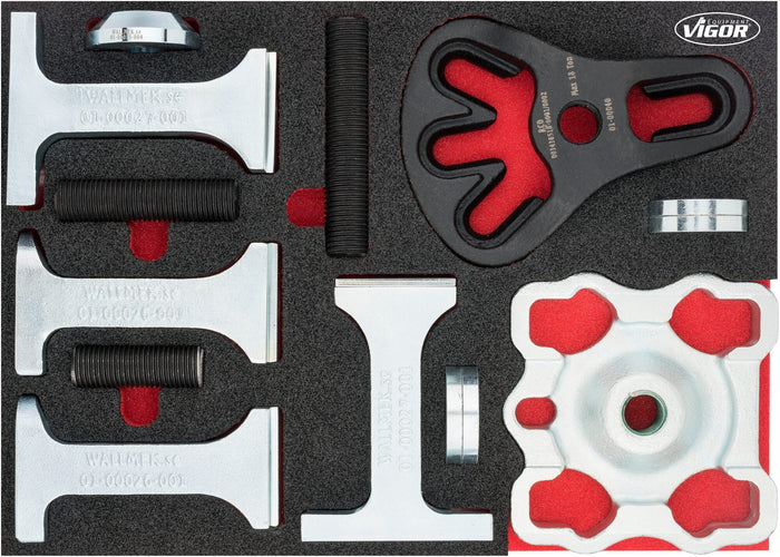 Vigor Compact Wheel Bearing and Wheel Hub Expansion Set V5549-1N