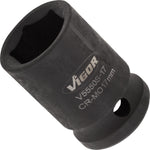 Vigor 1/2in Drive 17mm Impact Socket V5550S-17