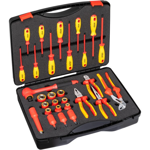 Vigor 29 Piece VDE Tool Set 5–24mm PH0–PH2 T15–T30  V5632