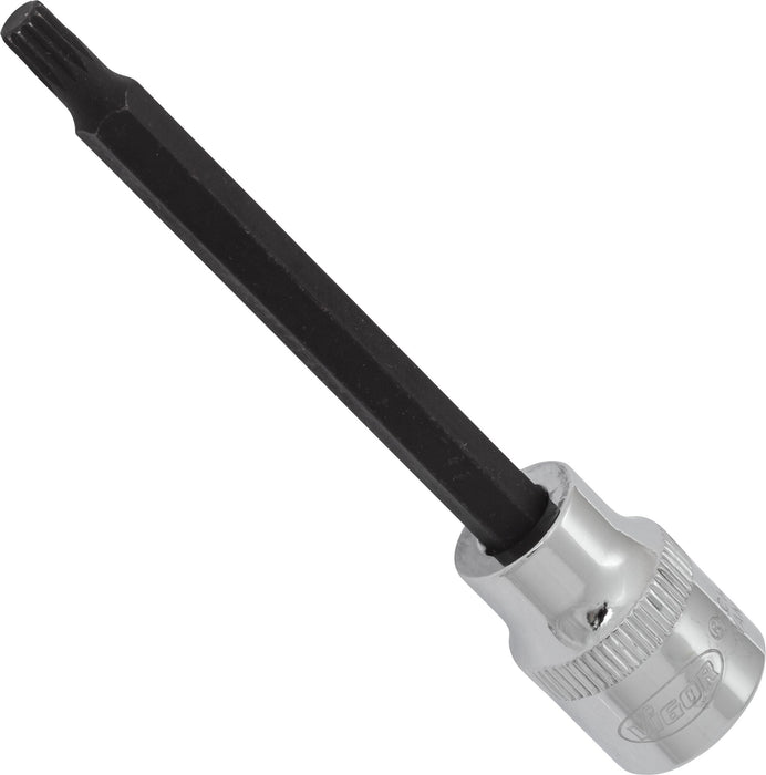 Vigor 3/8in Drive Socket Bit for Screws with Internal Serration (XZN) V6114 M5