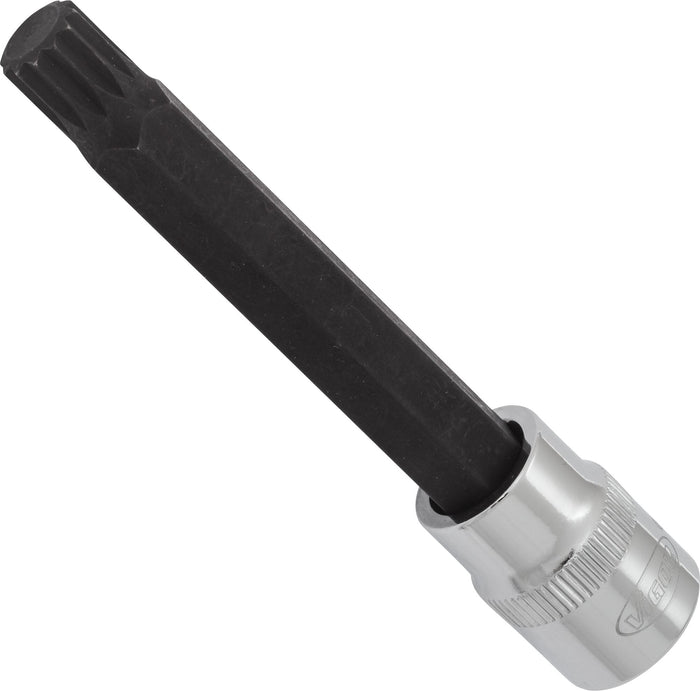 Vigor 3/8in Drive Socket Bit for Screws with Internal Serration (XZN) V6118 M10
