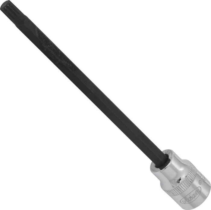 Vigor 3/8in Drive Socket Bit for Screws with Internal Serration (XZN) V6122 M6