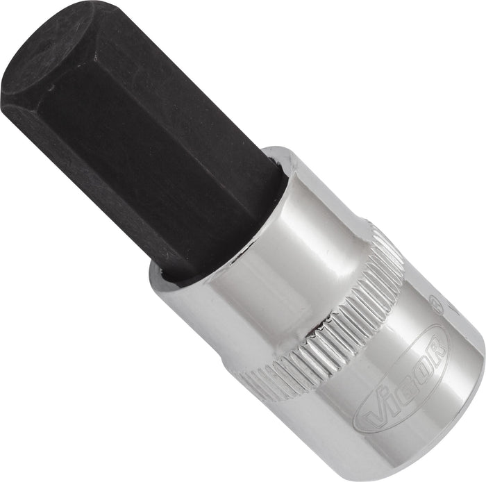Vigor 3/8in Drive Hex Socket Bit V6137 12mm