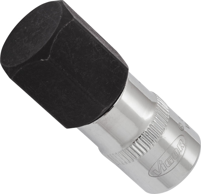 Vigor 3/8in Drive 19mm Hex Socket Bit V6140