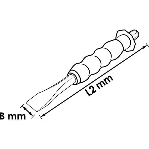 Vigor 16mm Flat Chisel V6220-16
