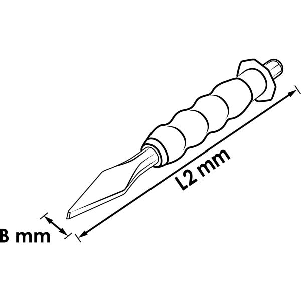 Vigor Cape Chisel V6230-5 170mm