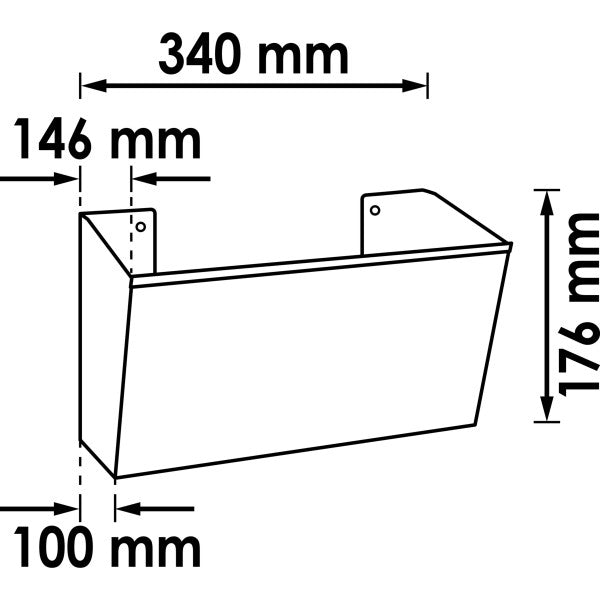 Vigor Document Holder Large Floor Depth 100mm V6393