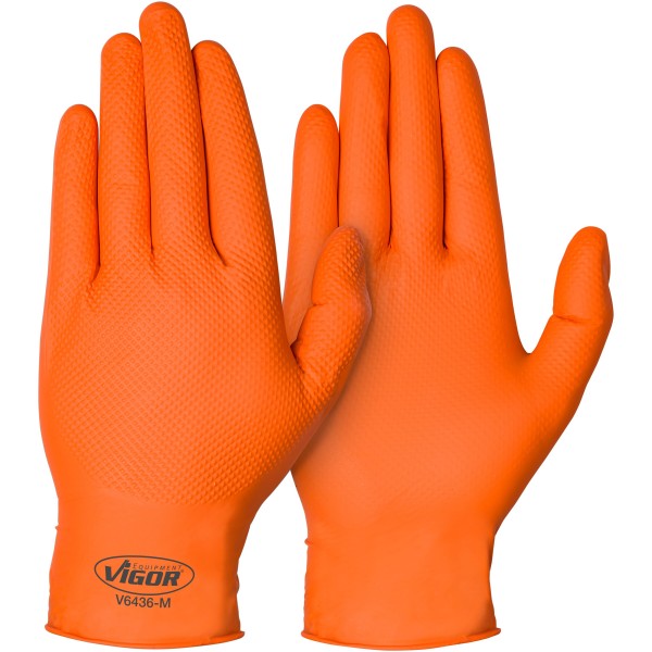Vigor Gloves Grip V6436-M Size 8, 100pk