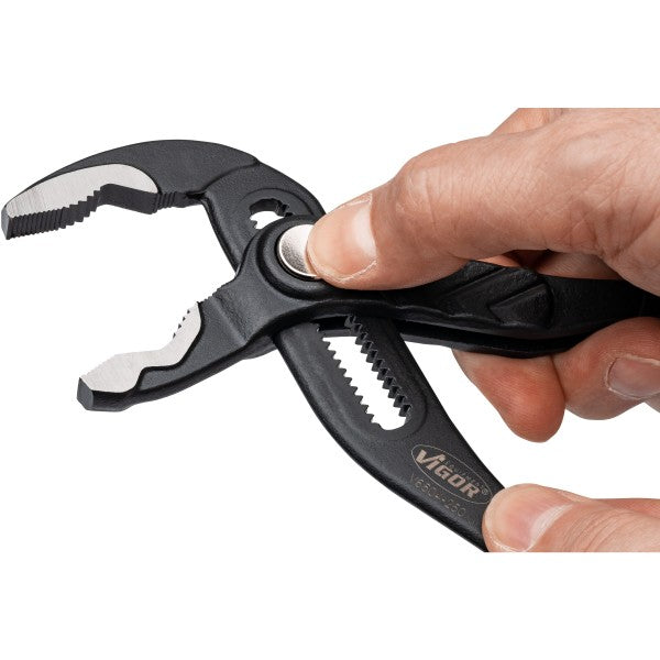 Vigor Universal Pliers with Push Button V6504-250 250mm