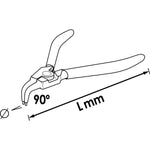 Vigor Circlip Pliers V6510B-19 180mm