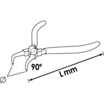 Vigor Circlip Pliers V6510D-19 180mm