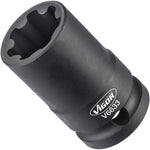 Vigor 1/2in Drive Socket V6633 Groove Profile 22mm