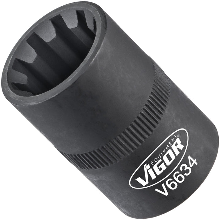 Vigor 1/2in Drive Socket V6634 Groove Profile 20mm