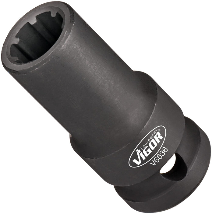 Vigor 1/2in Drive Socket V6636 Groove Profile 14mm