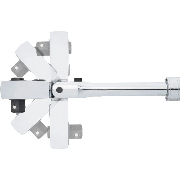 Vigor V6638N Telescopic Reversible Ratchet with Hinge Joint