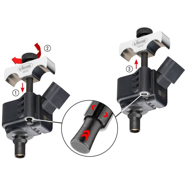 Vigor Extractor Set for Ignition Coils VAG V6740