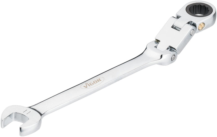 Vigor 11mm 12 Point Double Joint Ratcheting Combination Wrench V6752-11