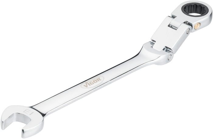 Vigor 13mm 12 Point Double Joint Ratcheting Combination Wrench V6752-13