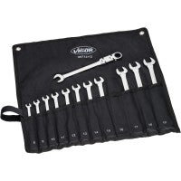 Vigor 12 Point Double Joint Ratcheting Combination Wrench Set V6752/12, 12 Piece