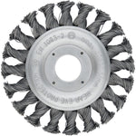 Vigor Wheel Brush for Right-Angle Grinder 115mm Knotted Wire V6804