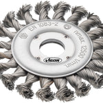 Vigor Wheel Brush for Right-Angle Grinder 115mm Knotted Wire V6804