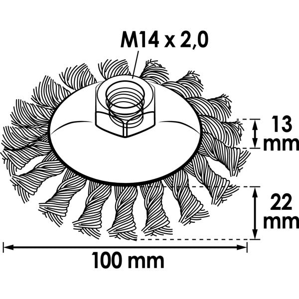 Vigor Bevel Brush V6805