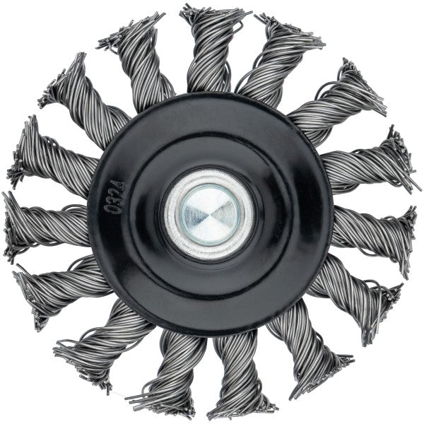 Vigor Wheel Brush Knotted Wire 75mm V6806