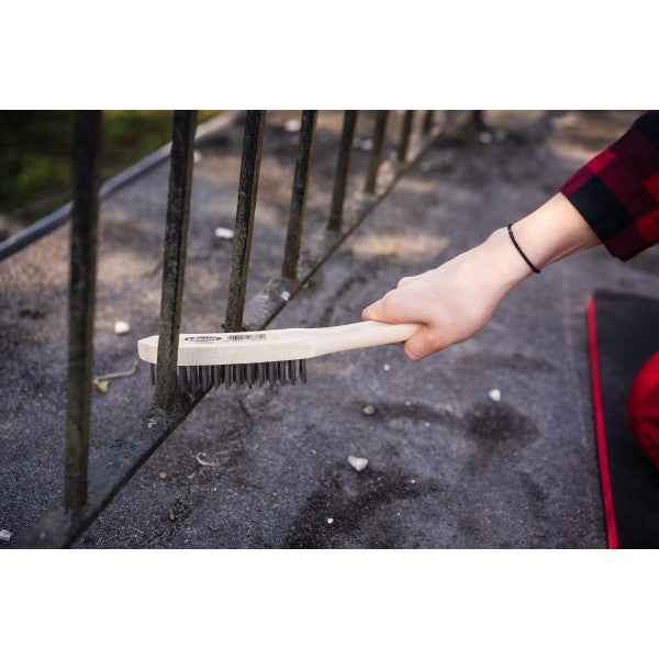Vigor Steel Wire Brush 4 Rows V6809-4