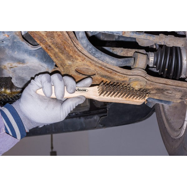 Vigor Steel Wire Brush 4 Rows V6809-4