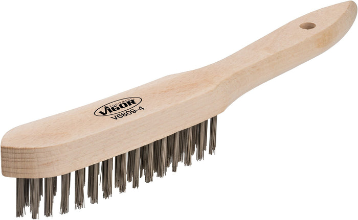 Vigor Steel Wire Brush 4 Rows V6809-4