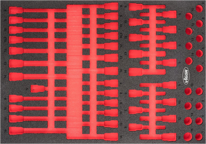 Vigor Soft Foam Insert Empty V6810-L