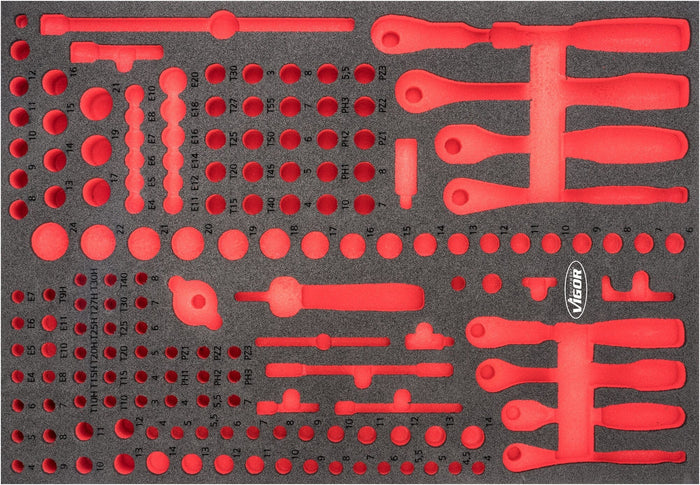 Vigor Soft Foam Insert Empty V6821-L
