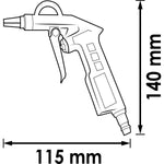 Vigor Air Blow Gun Short V7135