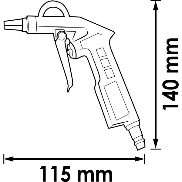 Vigor Air Blow Gun Short V7135