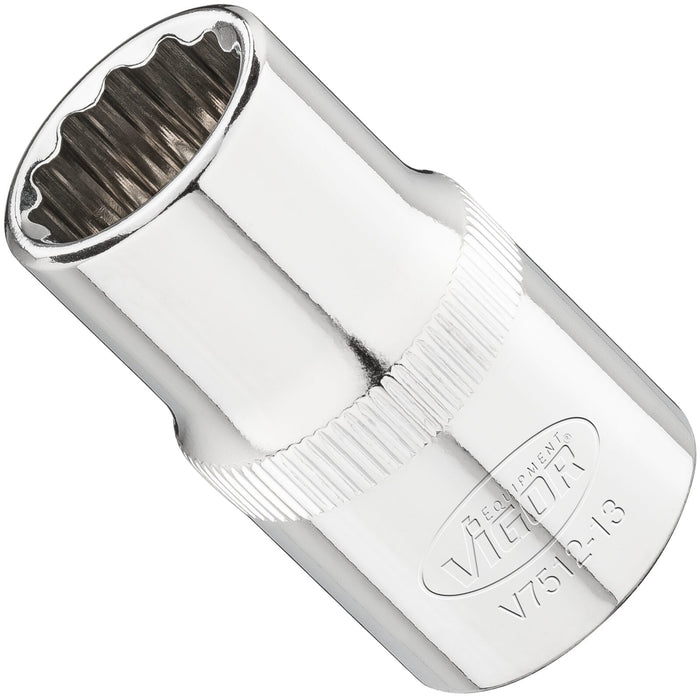 Vigor 1/2in Drive 13mm 12 Point Socket V7512-13