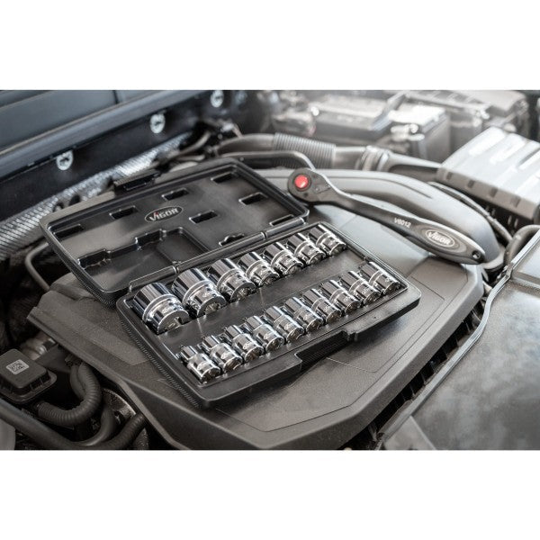 Vigor 1/2in Drive 17 Pce 12-Point Socket Set V7512/17